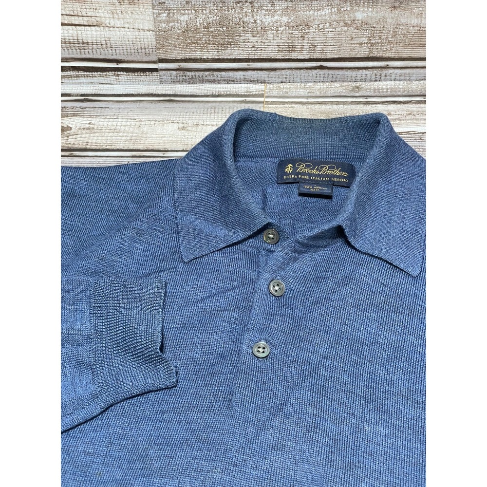 Brooks Brothers Blue Men's Sweater